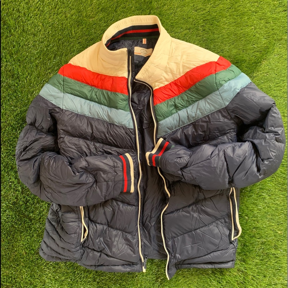 Marine Layer ML x LF Navy Blue Zurich Puffer